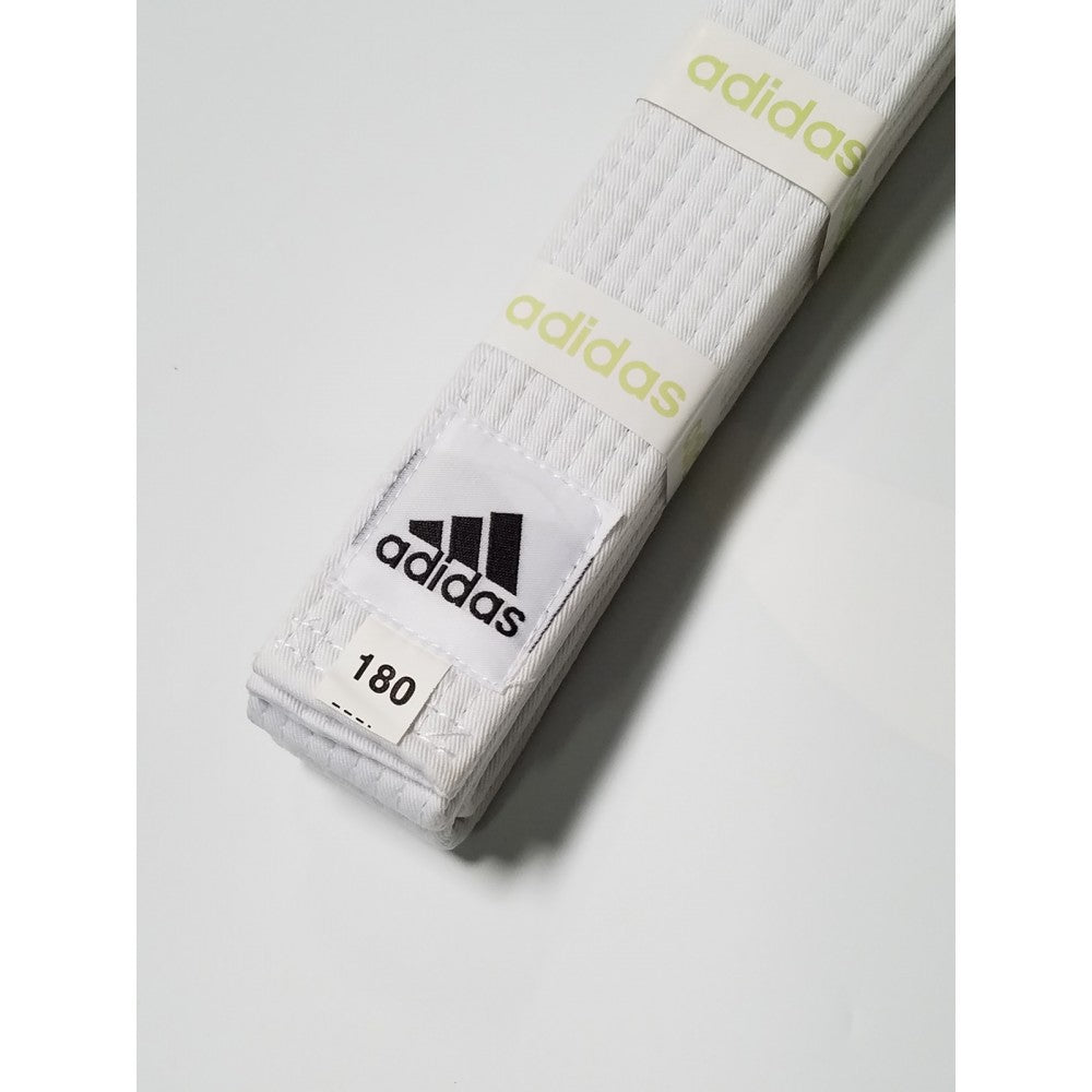 Adidas white belt hotsell